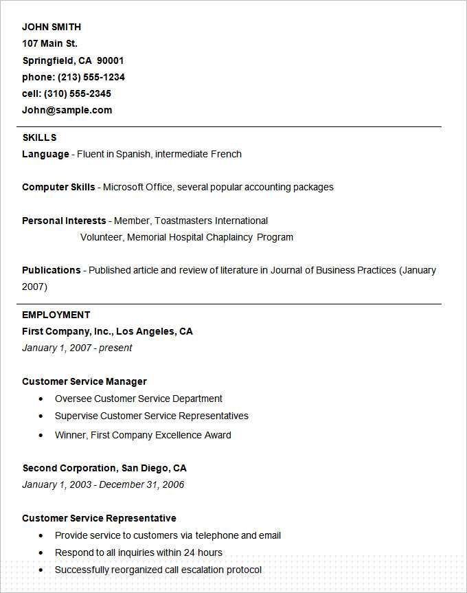 Essential Guide to Crafting Your Basic Job Resume Template