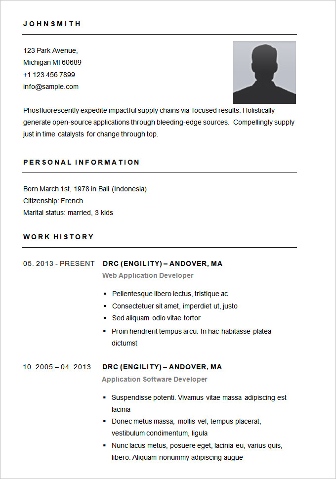 Your Guide to Creating an Impressive Basic Resume Template PDF