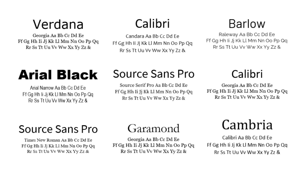 Discover the Best Resume Font Pairings for a Standout Application