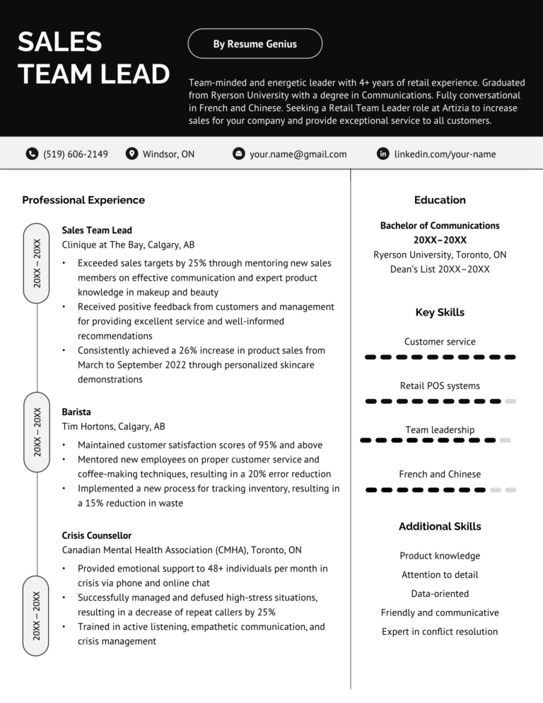 Discover the Best Resume Template Canada: Your Key to Landing Your Dream Job