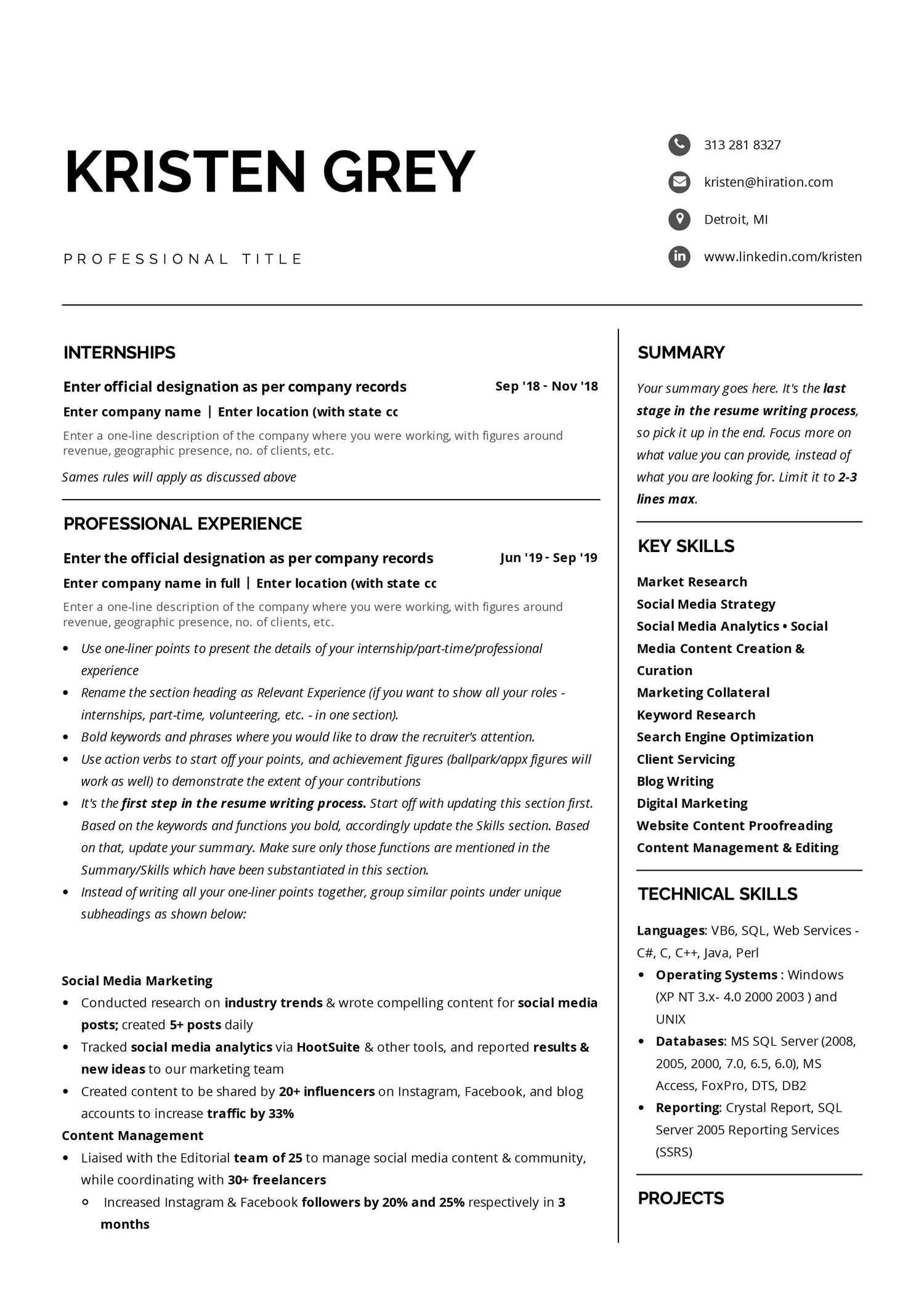 Unlock Your Career Potential with the Best Resume Template Ever