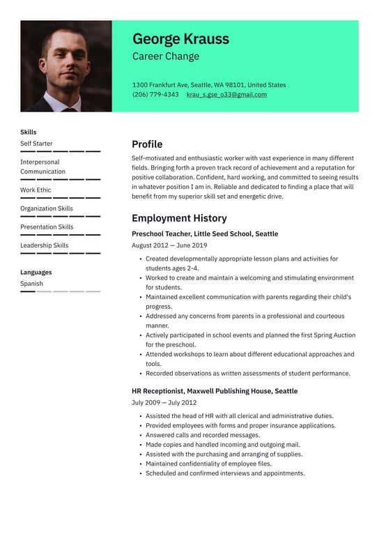 Discover the Best Resume Template for Career Change: Crafting Your Path to Success