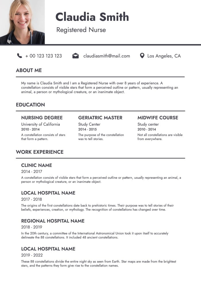 Discover the Best Resume Template For Nurses: Stand Out in Your Job Search