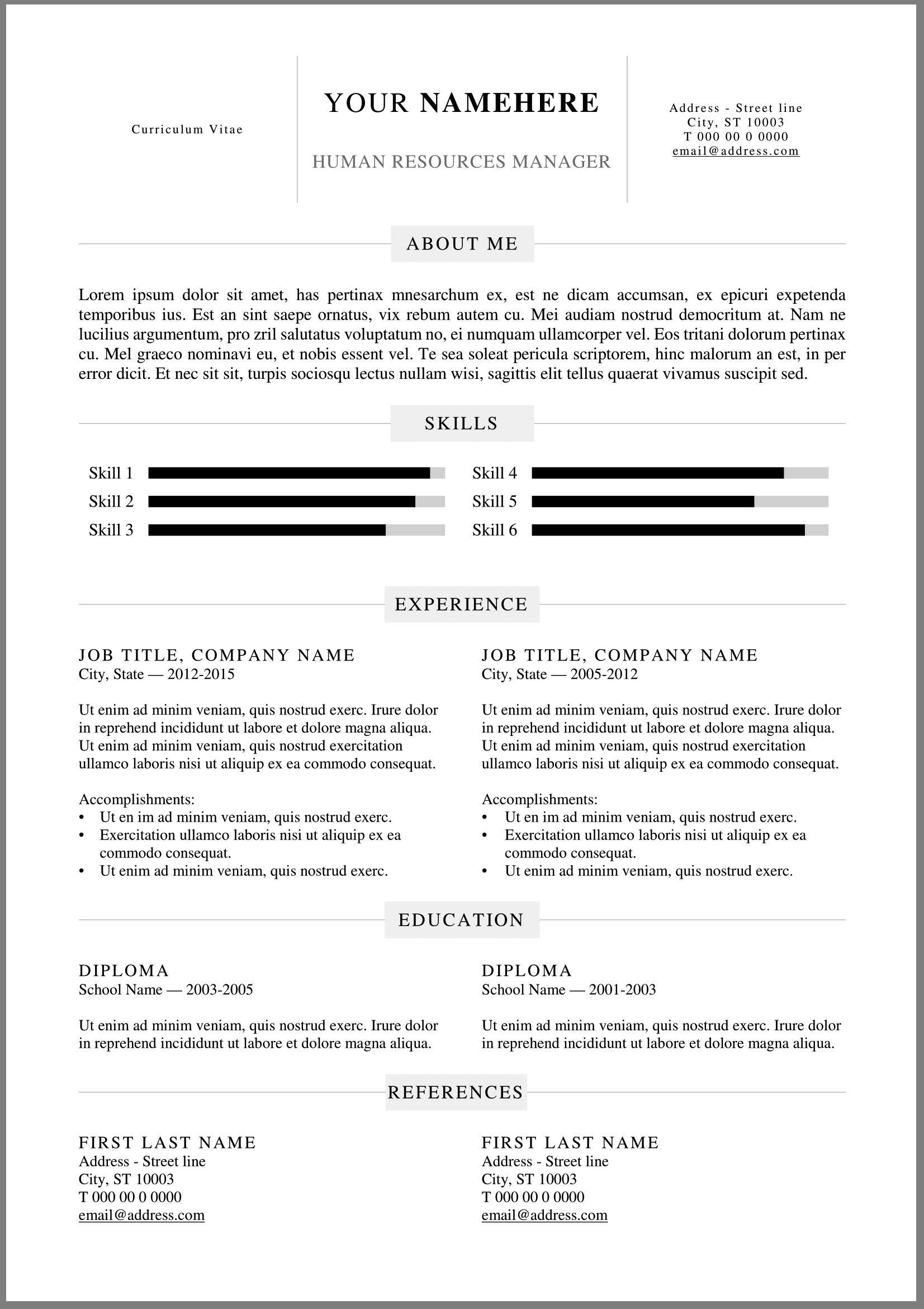 Discover the Best Resume Template Online: Unleash Your Career Potential