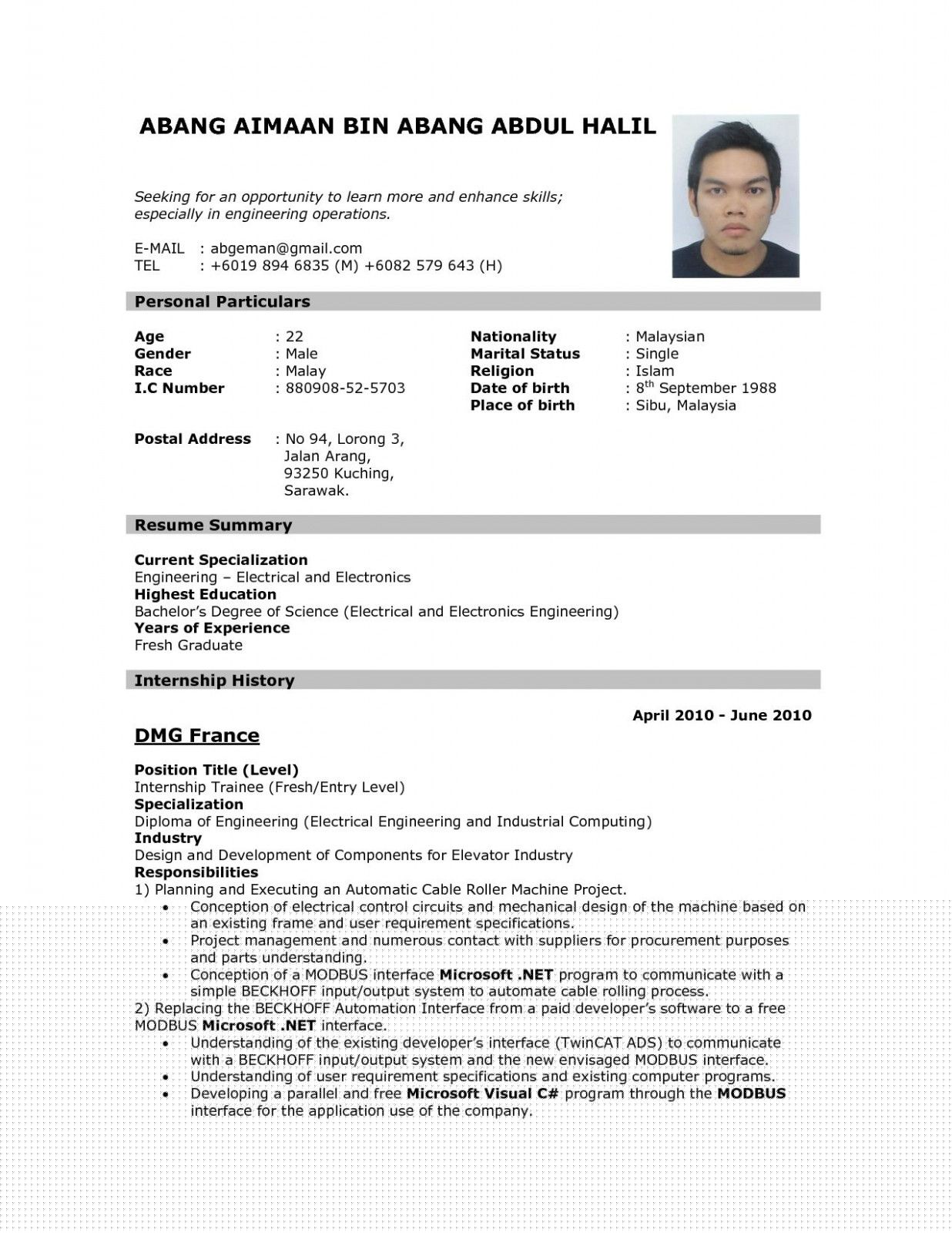 Unveiling the Best Resume Template Singapore: Craft Your Perfect Job Application