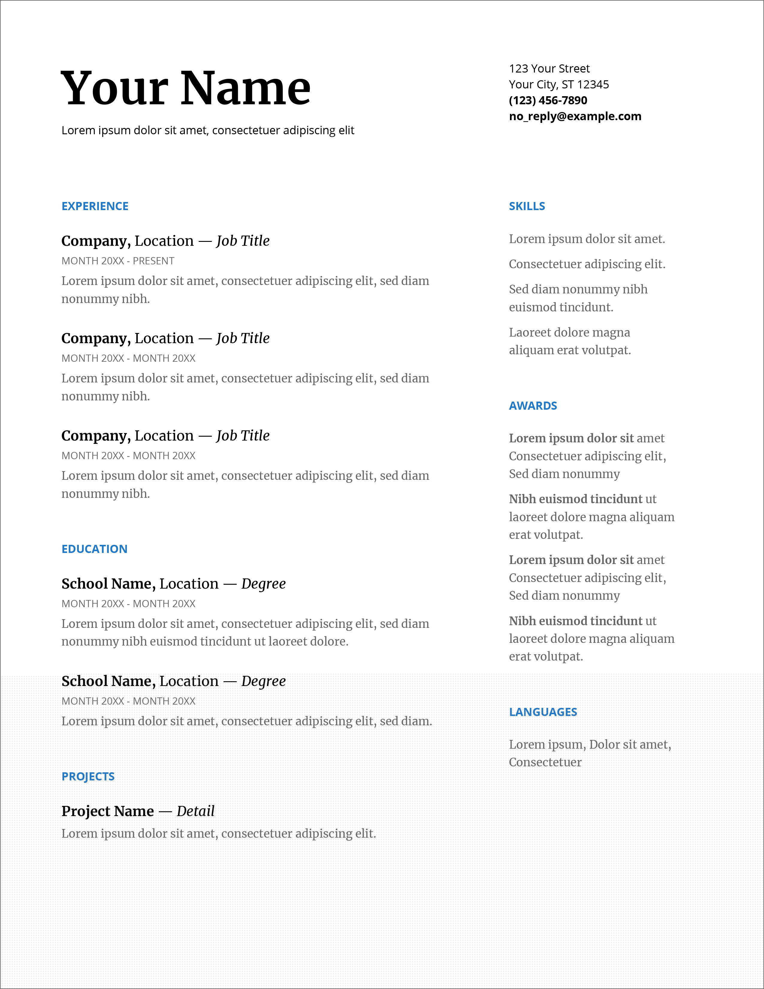 Discover the Best Resume Templates Microsoft Word 2007 for Your Job Hunt