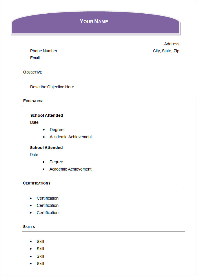 Crafting Your Career: The Ultimate Guide to Using a Blank Simple Resume Template