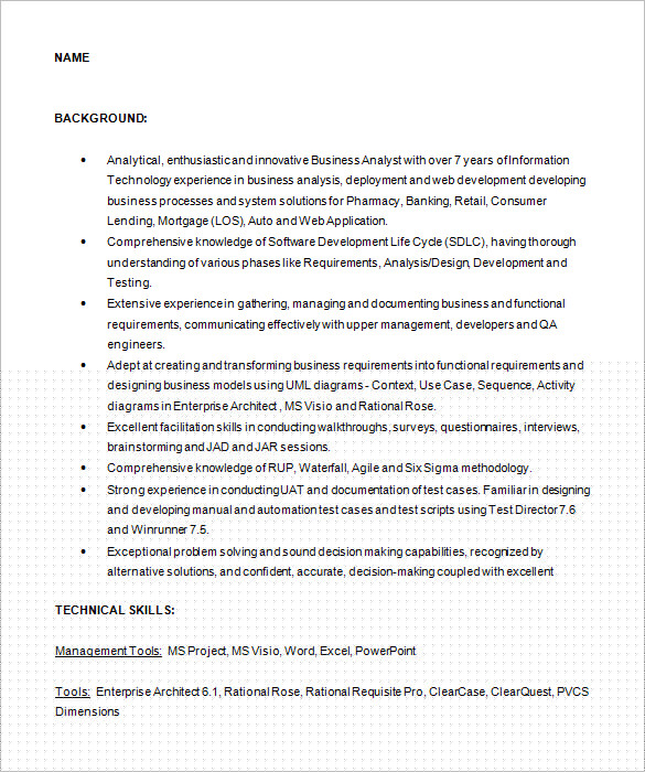 Essential Tips for Crafting a Standout Business Analyst Beginner Resume