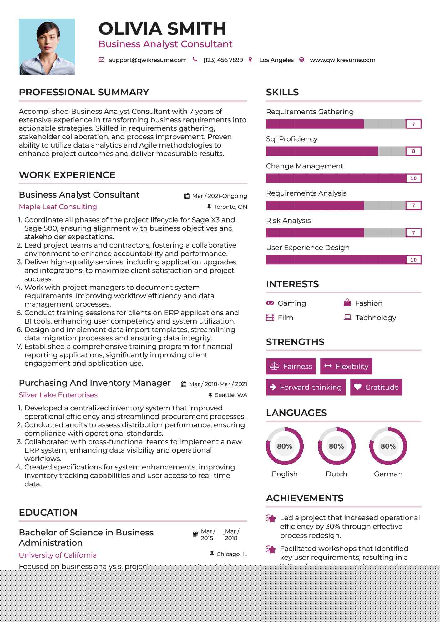 Crafting a Winning Business Analyst Consultant Resume: Tips and Best Practices