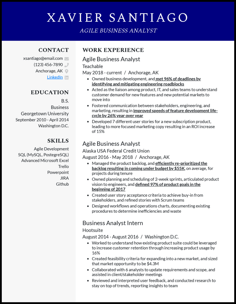Optimizing Your Career Potential: A Guide to Effective Business Analyst CV Layout