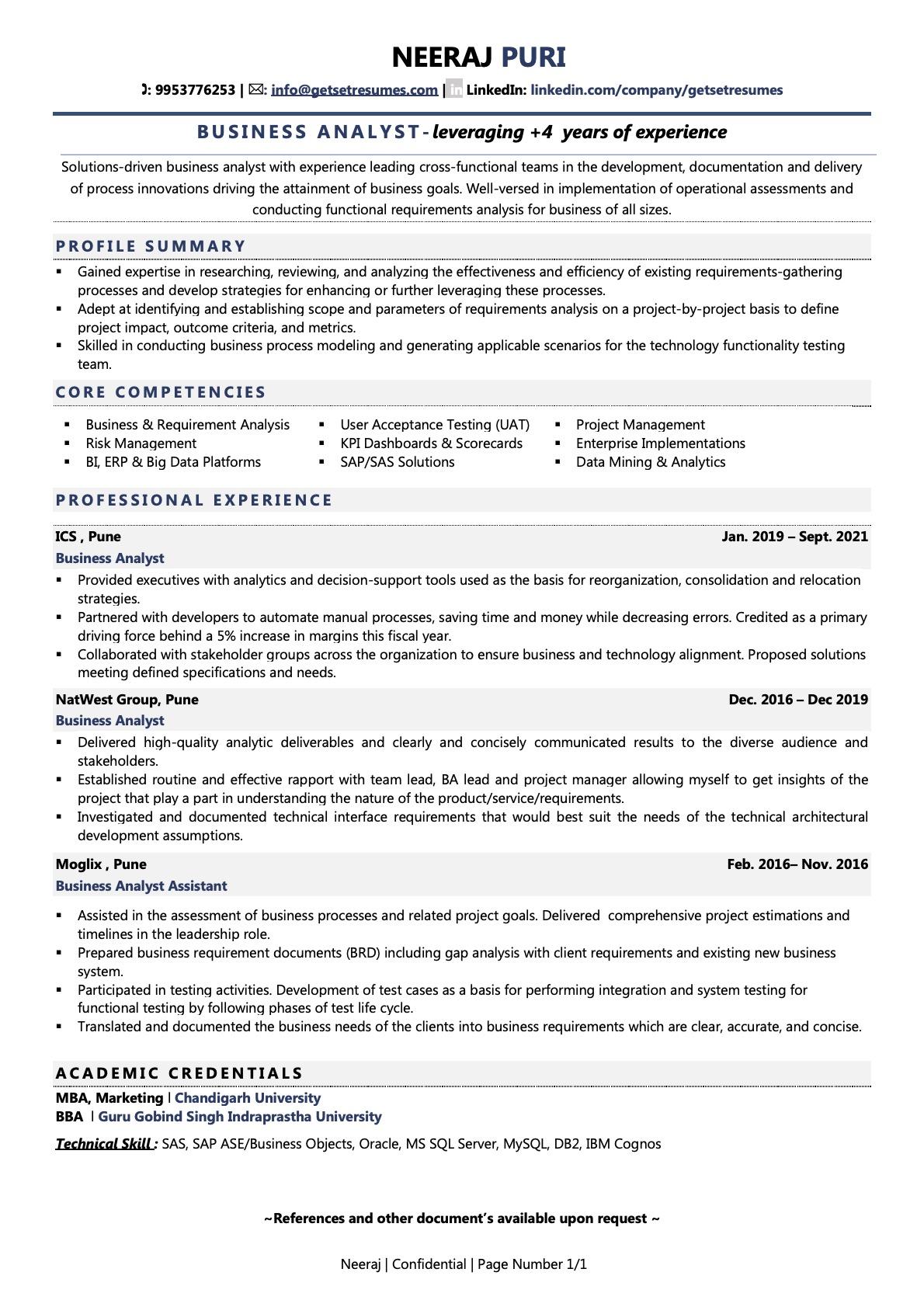 Crafting the Perfect Business Analyst Job Resume: Tips and Templates for Success