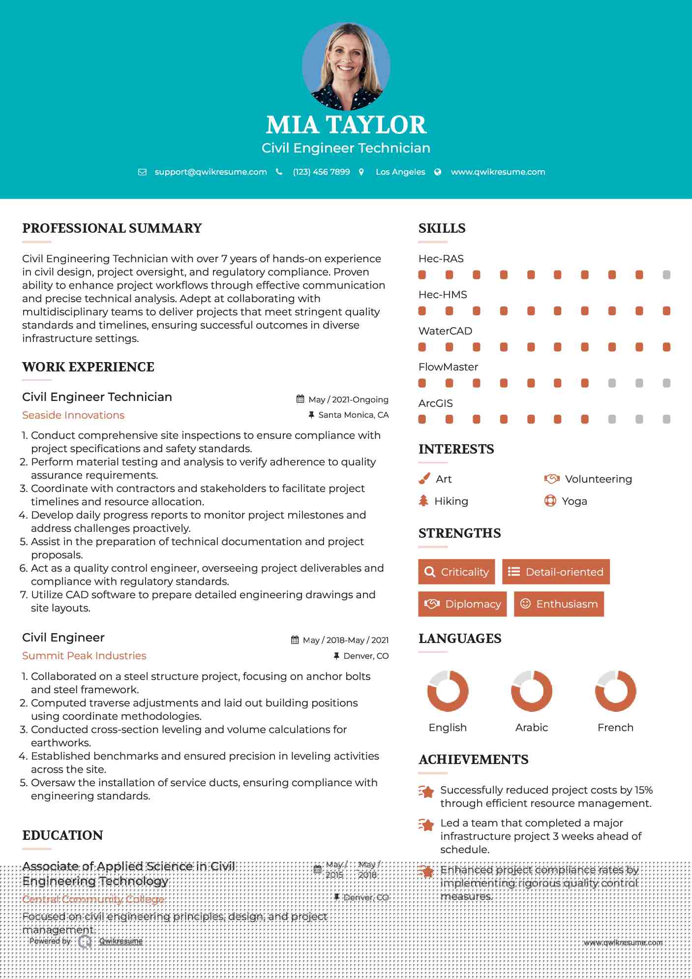 Ultimate Guide to Crafting a Chronological Resume Sample For Civil Engineer