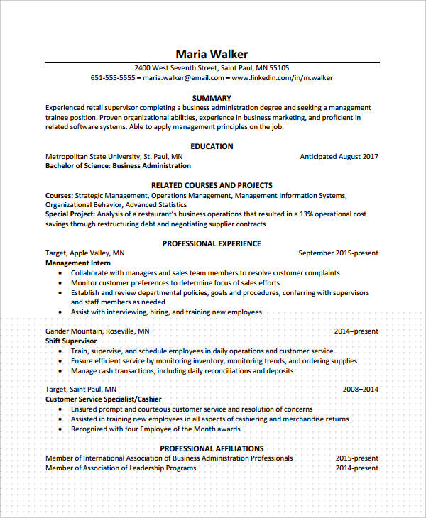 How to Craft an Effective Chronological Retail Resume: Tips and Examples
