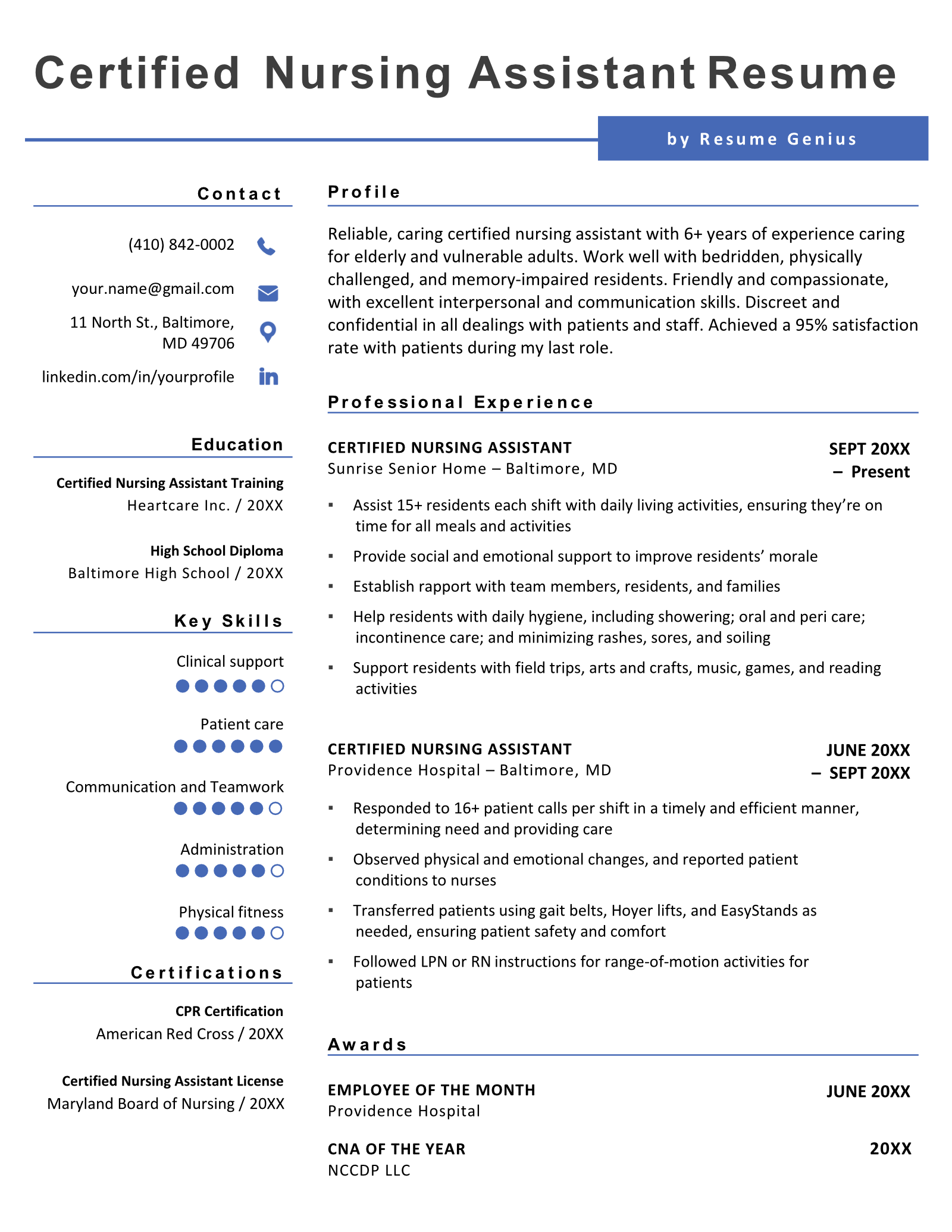 Creating a Standout Career: The Ultimate CNA Resume Template Microsoft Word Guide