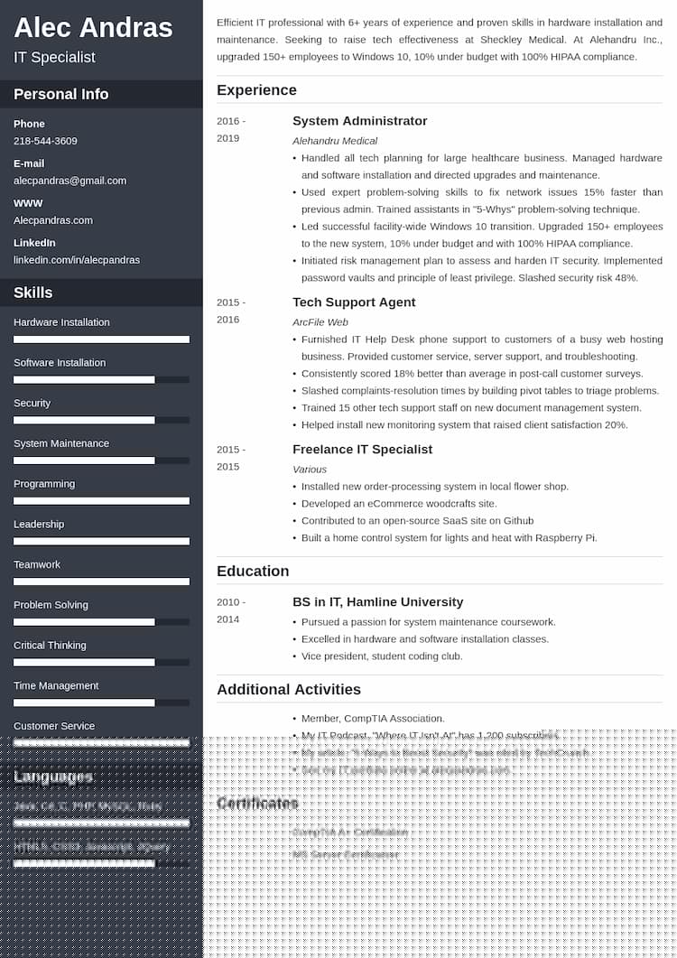 Mastering Your Career Path: Creating A Technical Resume That Stands Out