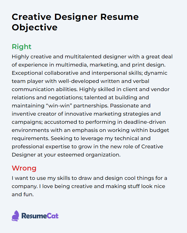 Crafting a Winning Creative Job Resume Objective: Tips and Examples