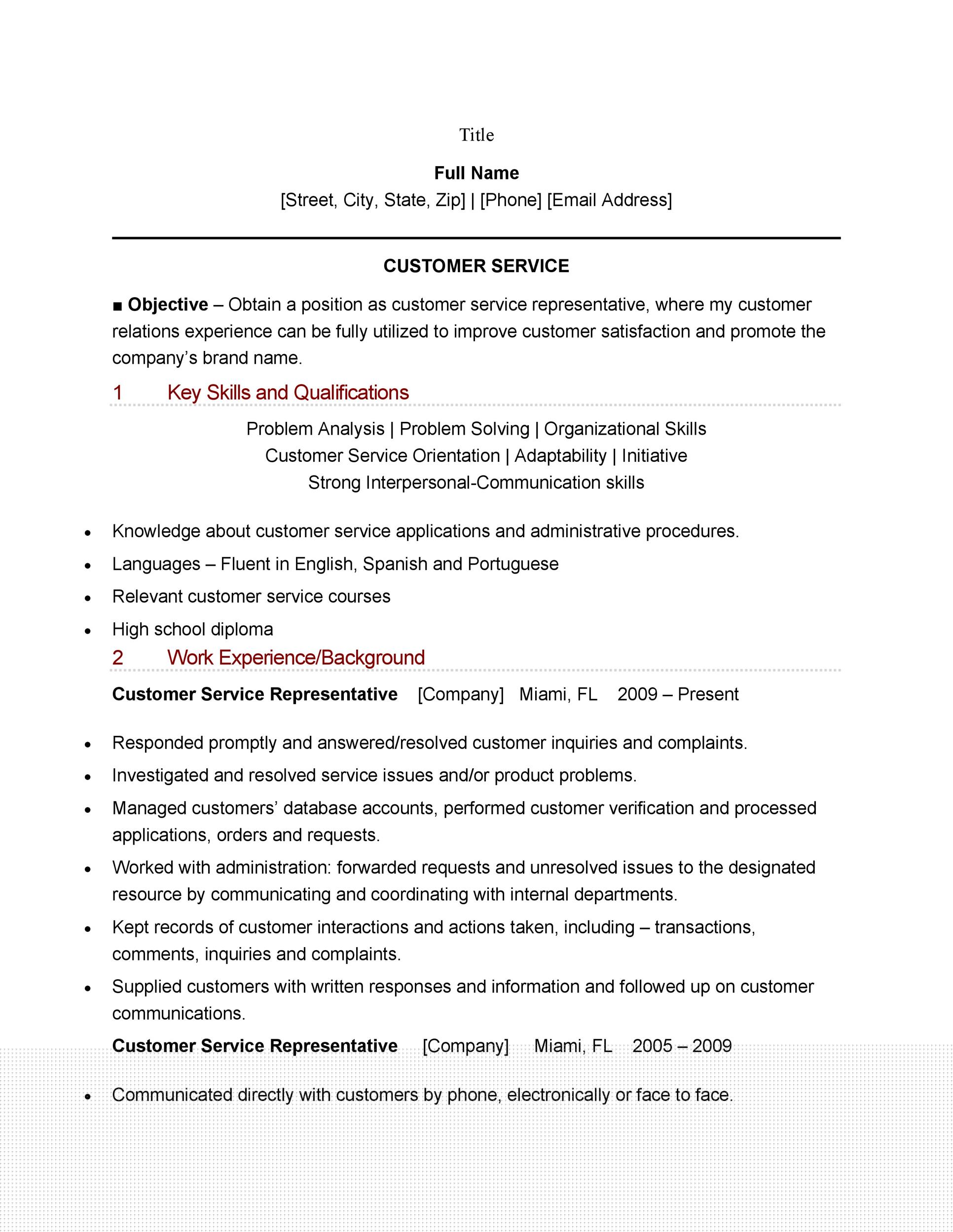 Essential Tips for Crafting an Impressive Customer Service Communication Skills Resume