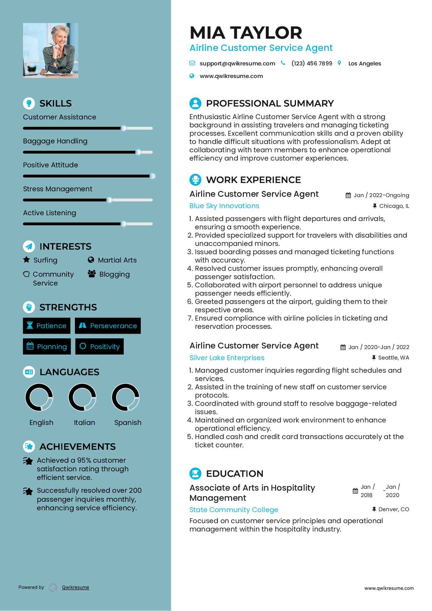 How to Craft an Impressive Customer Service Resume Airline for a Successful Career in Aviation
