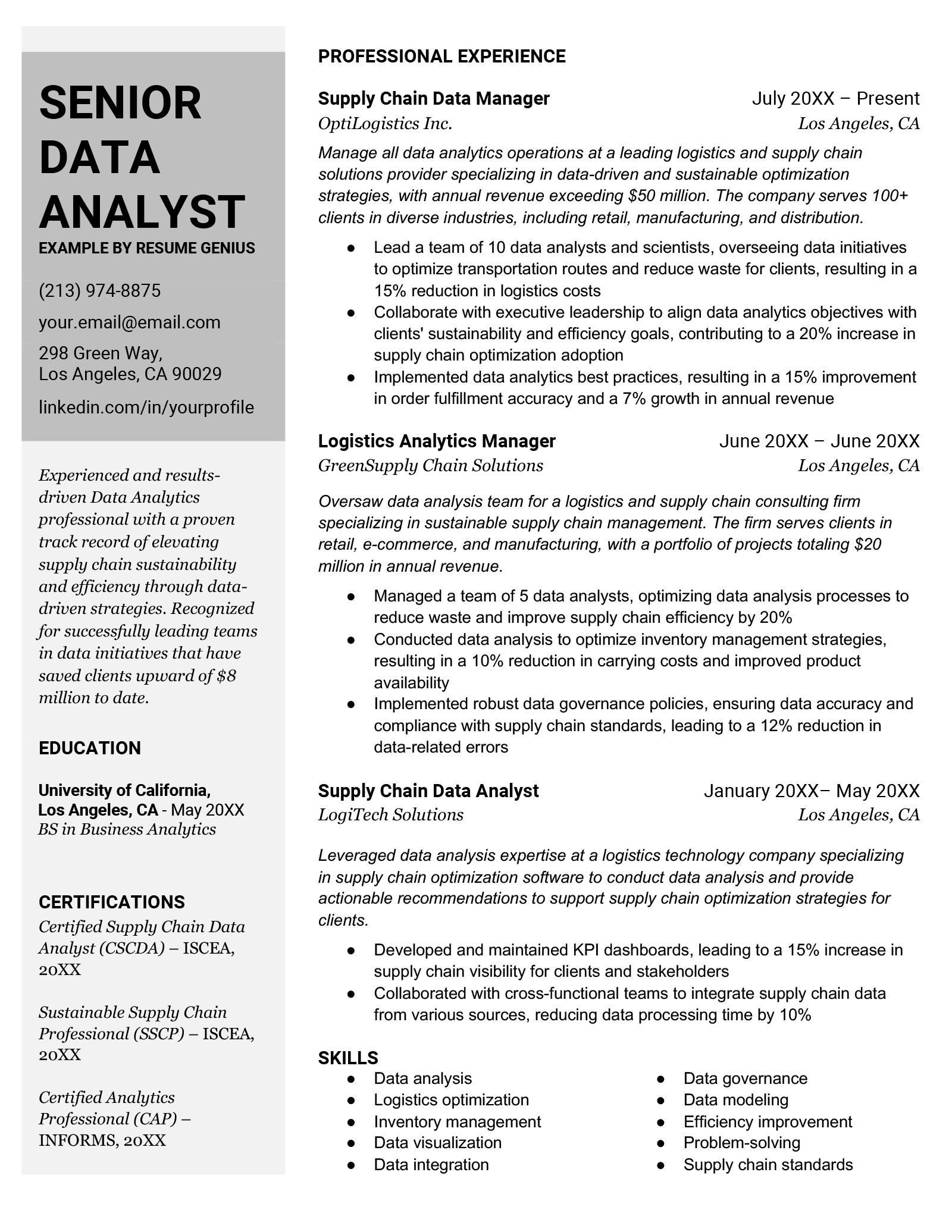 Essential Tips for Crafting Your Data Analyst Resume Template