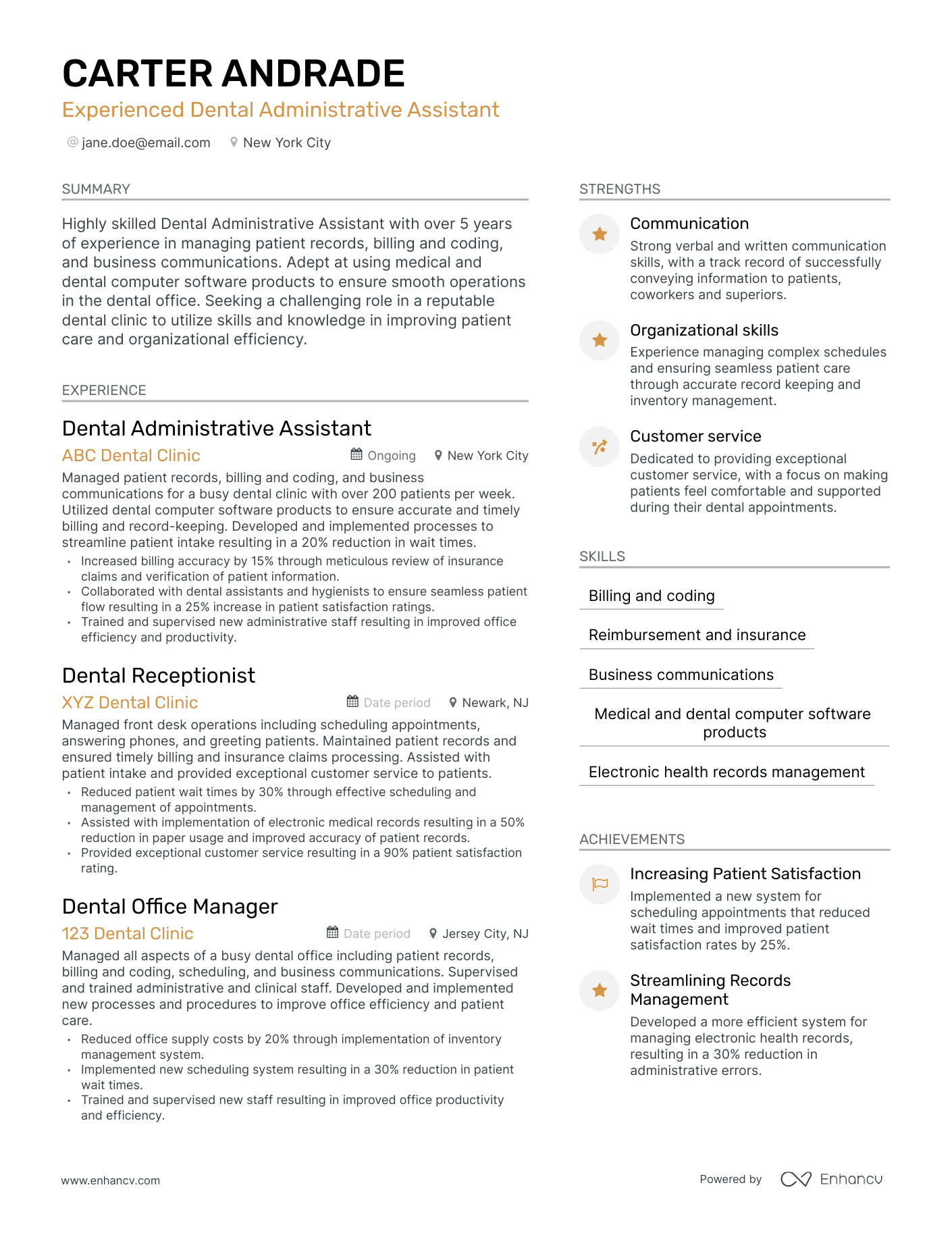 Tips for Crafting an Outstanding Dental Administrative Assistant Resume