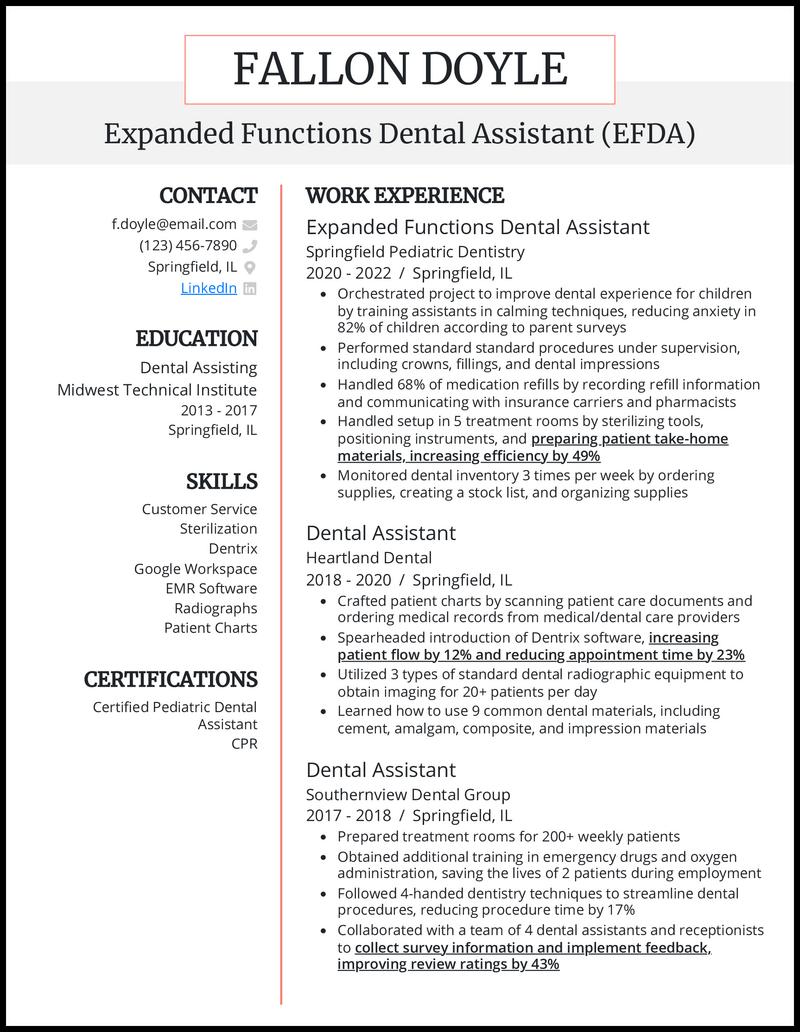 Essential Guide to Crafting the Perfect Dental Assistant Resume Format