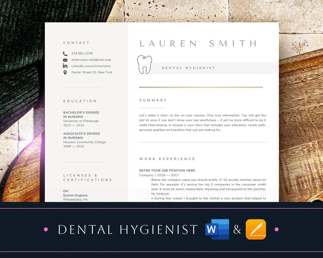 Crafting Your Future: The Ultimate Dental Assistant Resume Template