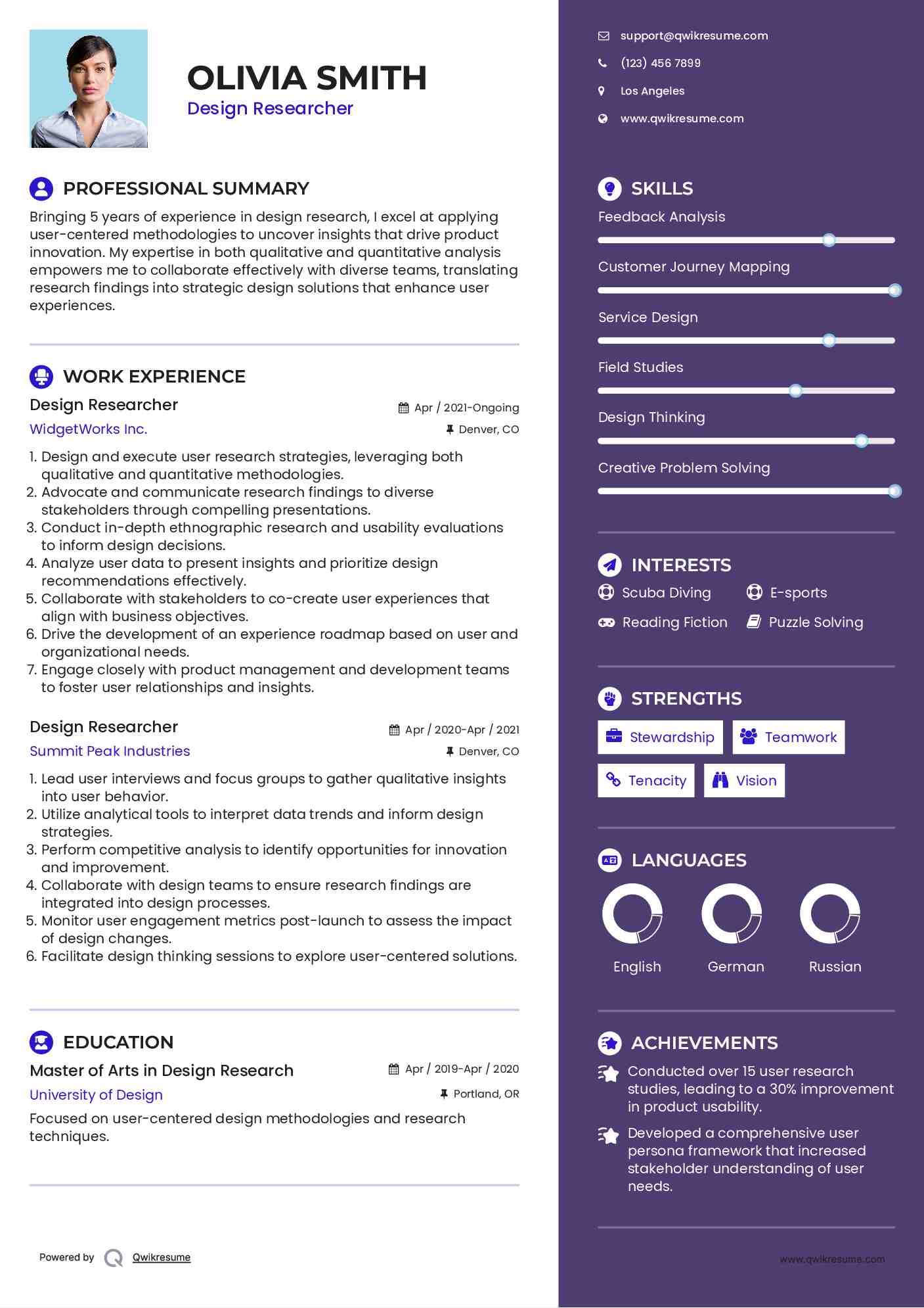 Crafting the Perfect Design Researcher Resume: Tips and Examples for Success
