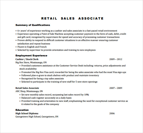 Creating an Impressive Foot Locker Sales Associate Resume: Tips and Examples