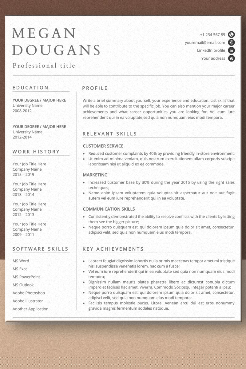 Boost Your Job Search with Free Functional Resume Templates Microsoft Word