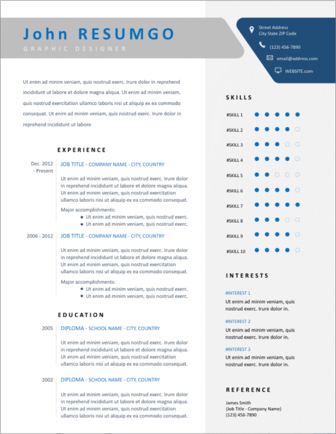 Discover the Best Free Resume Templates For Microsoft Word 2002