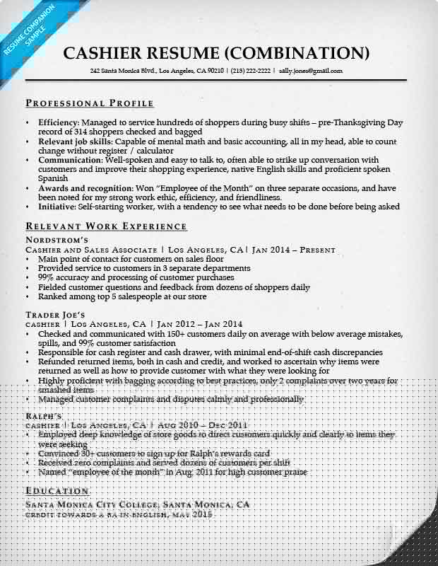 Top Functional Resume Cashier Examples to Boost Your Job Application