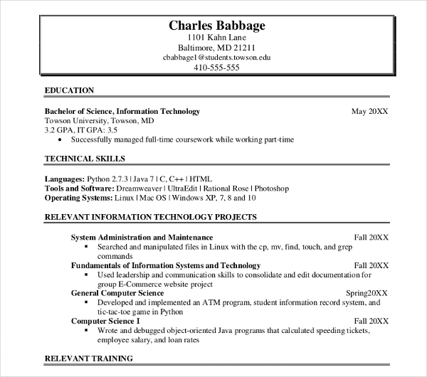 Unlock Your Career Potential with Our Functional Resume Template For Information Technology