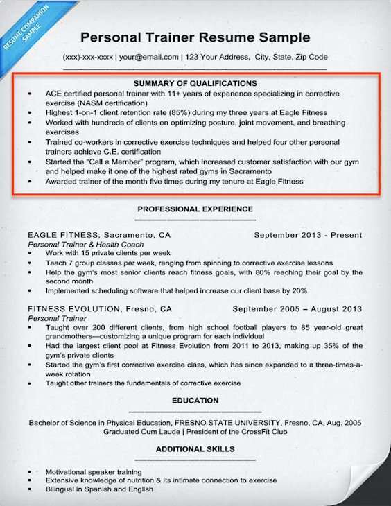 Exploring General Resume Summary Of Qualifications Examples for a Strong Job Application