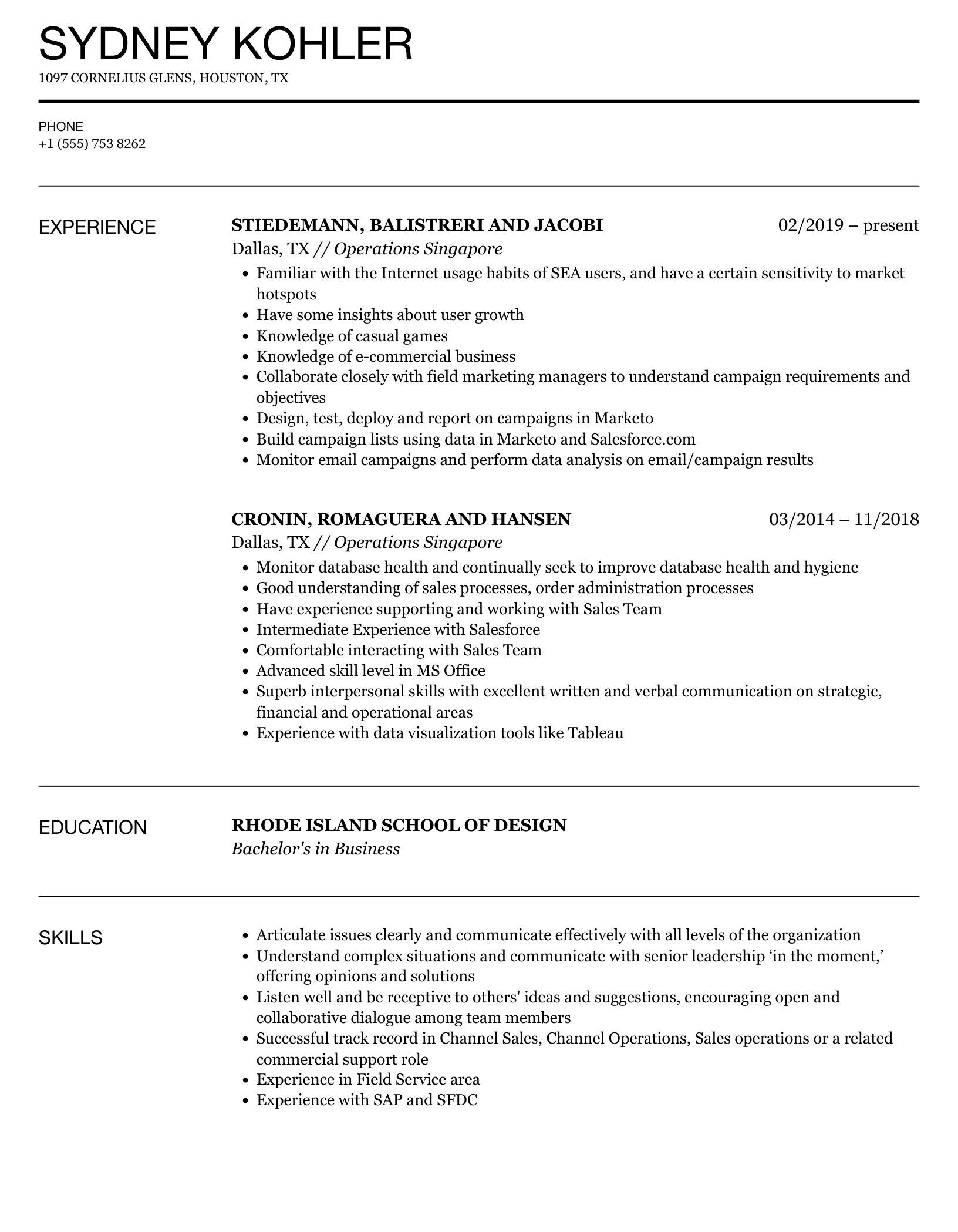 Essential Tips and Good Resume Examples Singapore to Land Your Dream Job