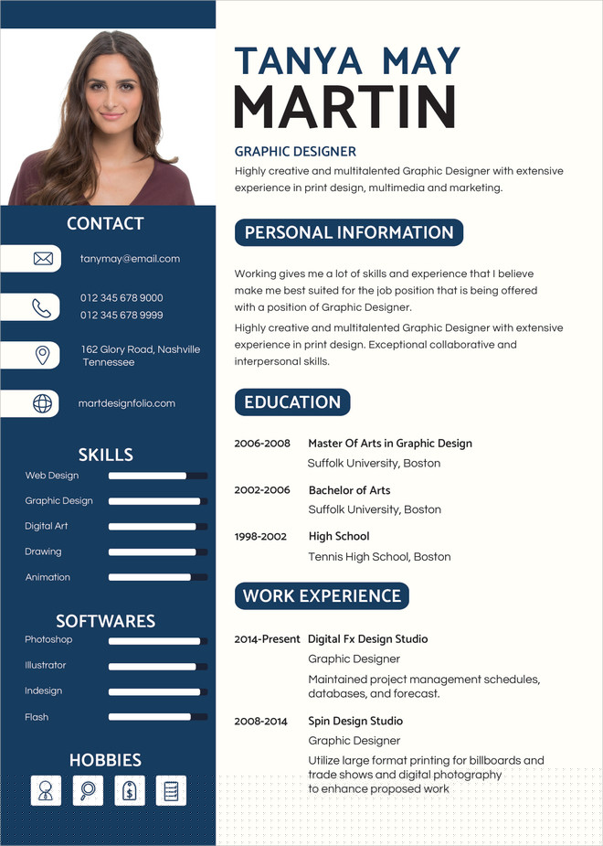 Creating a Stunning Graphic Design Resume Template Microsoft Word: Tips and Examples