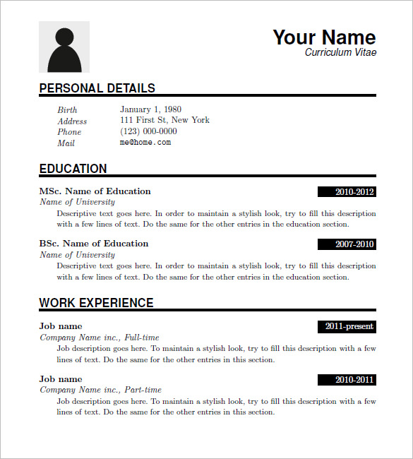 Elevate Your Job Application with Our Best Latex CV Template Free