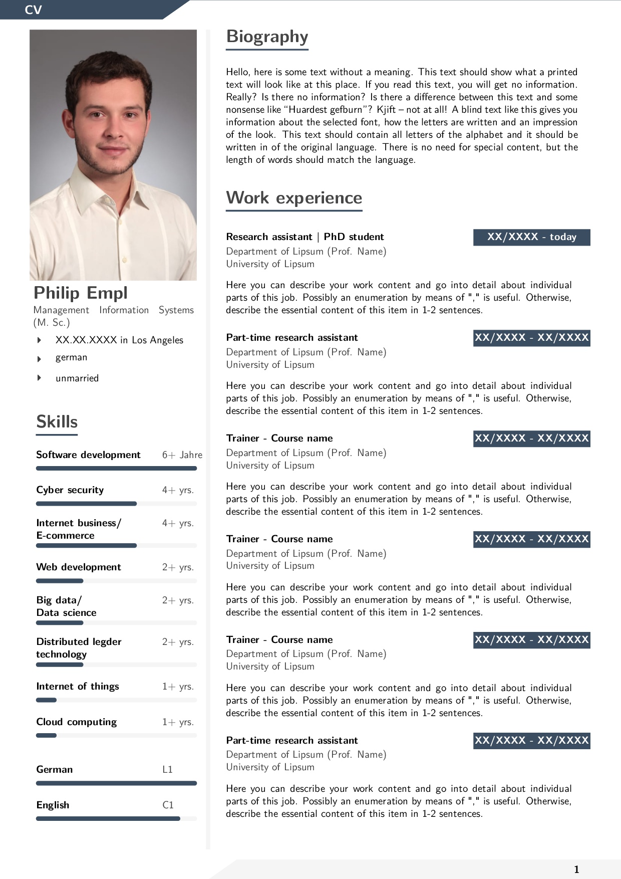 Creating a Stellar Latex Cv Template Phd Student: Tips and Guidelines