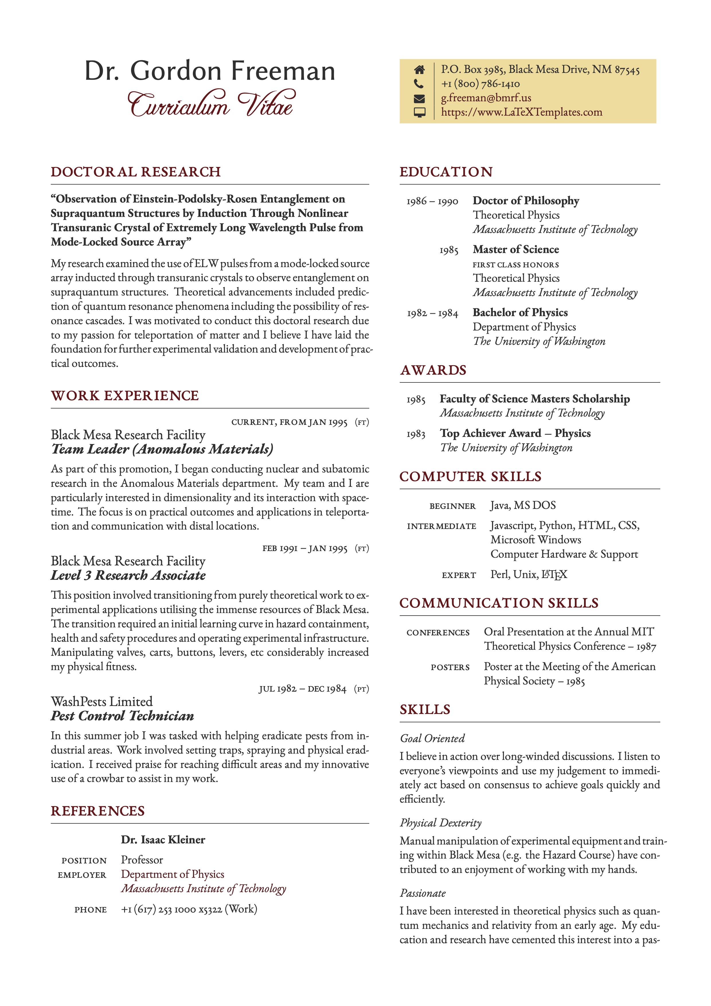 Creating an Impressive Latex CV Template Postdoc: A Step-by-Step Guide
