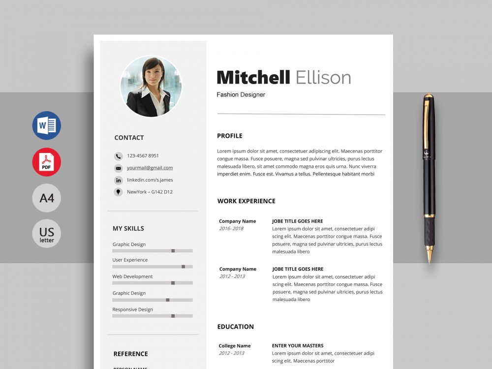 Boost Your Job Application with Microsoft Excel Resume Templates