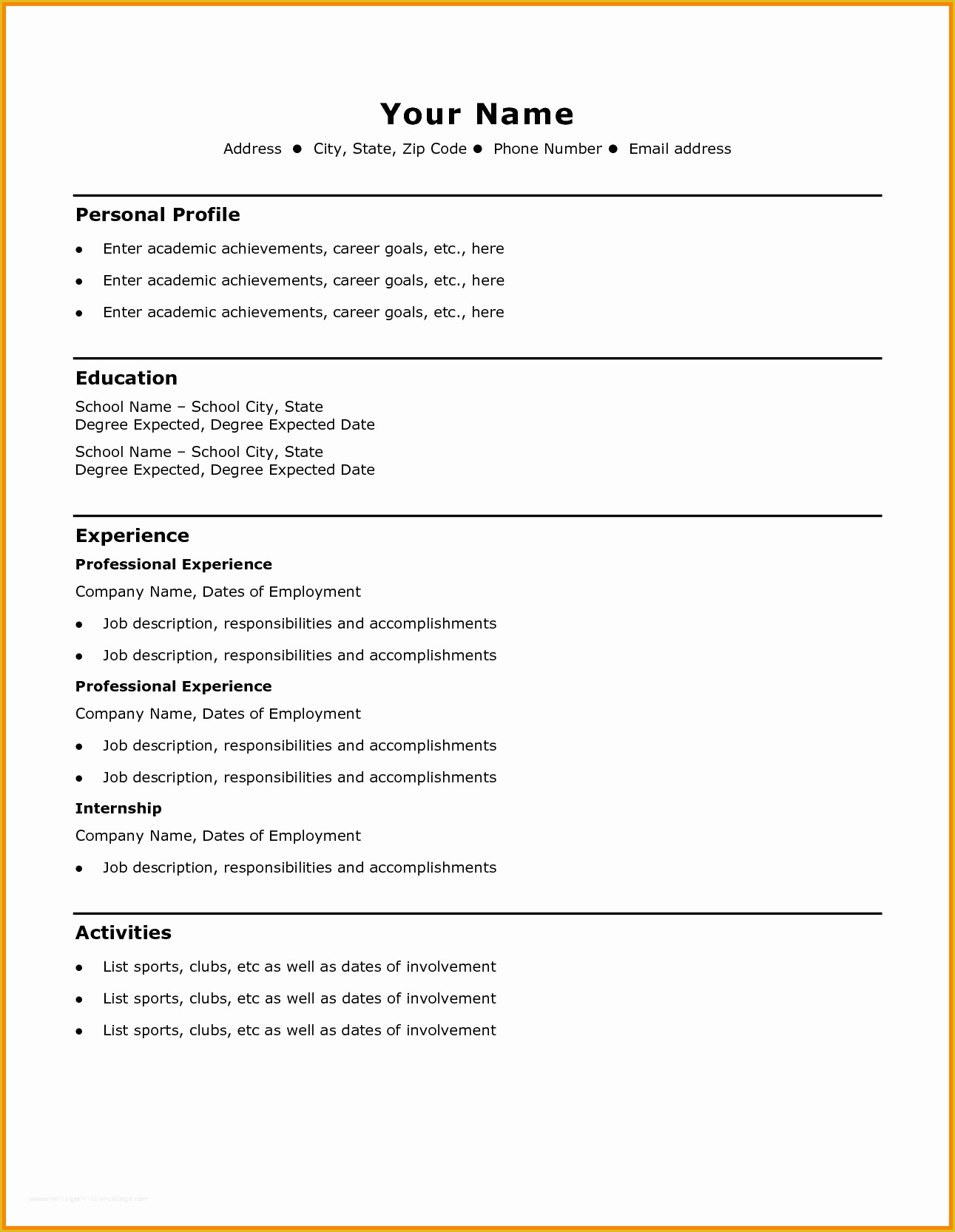 Crafting Your Career: A Comprehensive Guide to the Microsoft Resume Builder Template