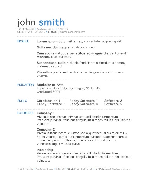 Unlock Your Career Potential with Microsoft Resume Templates Download