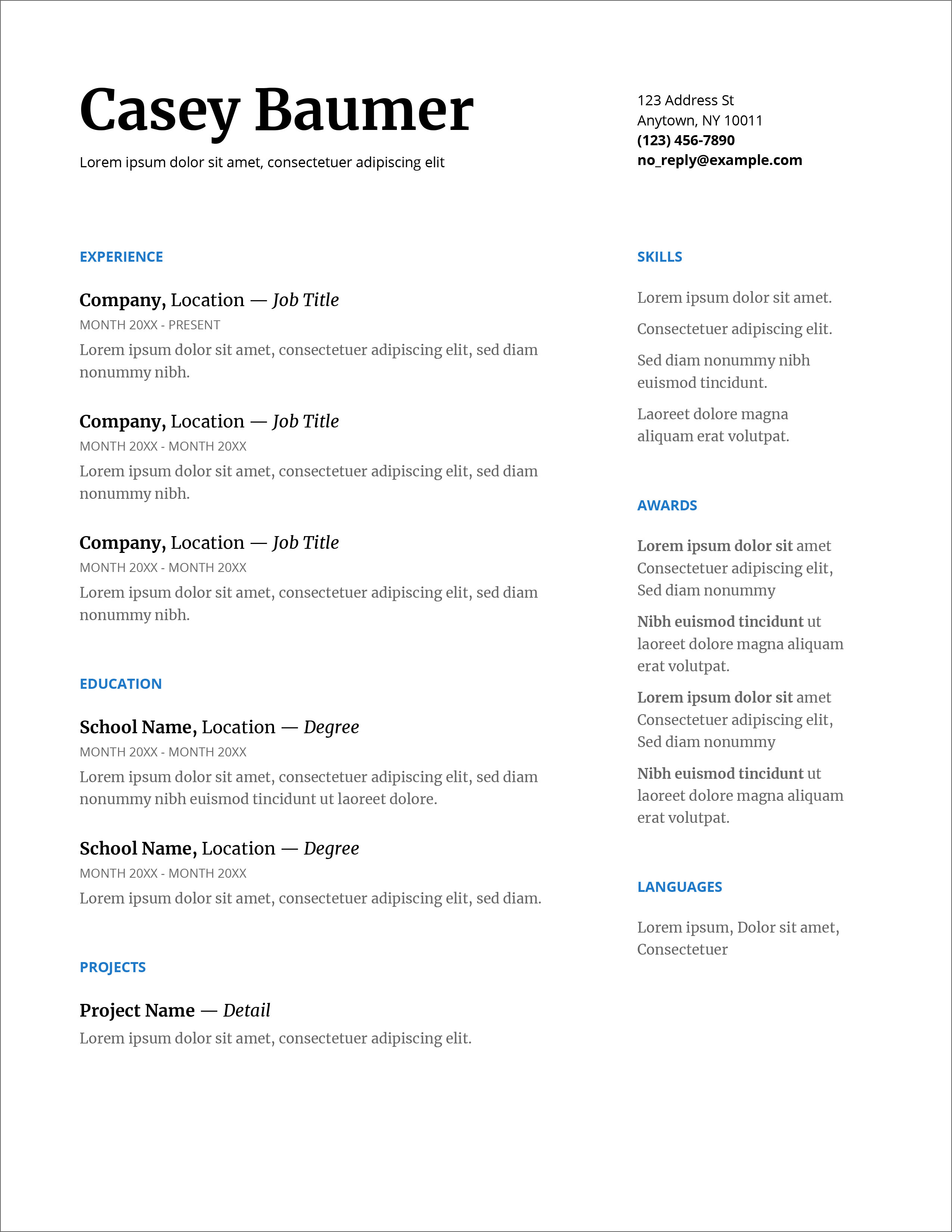 Enhance Your Job Application with Microsoft Sample Resume Templates