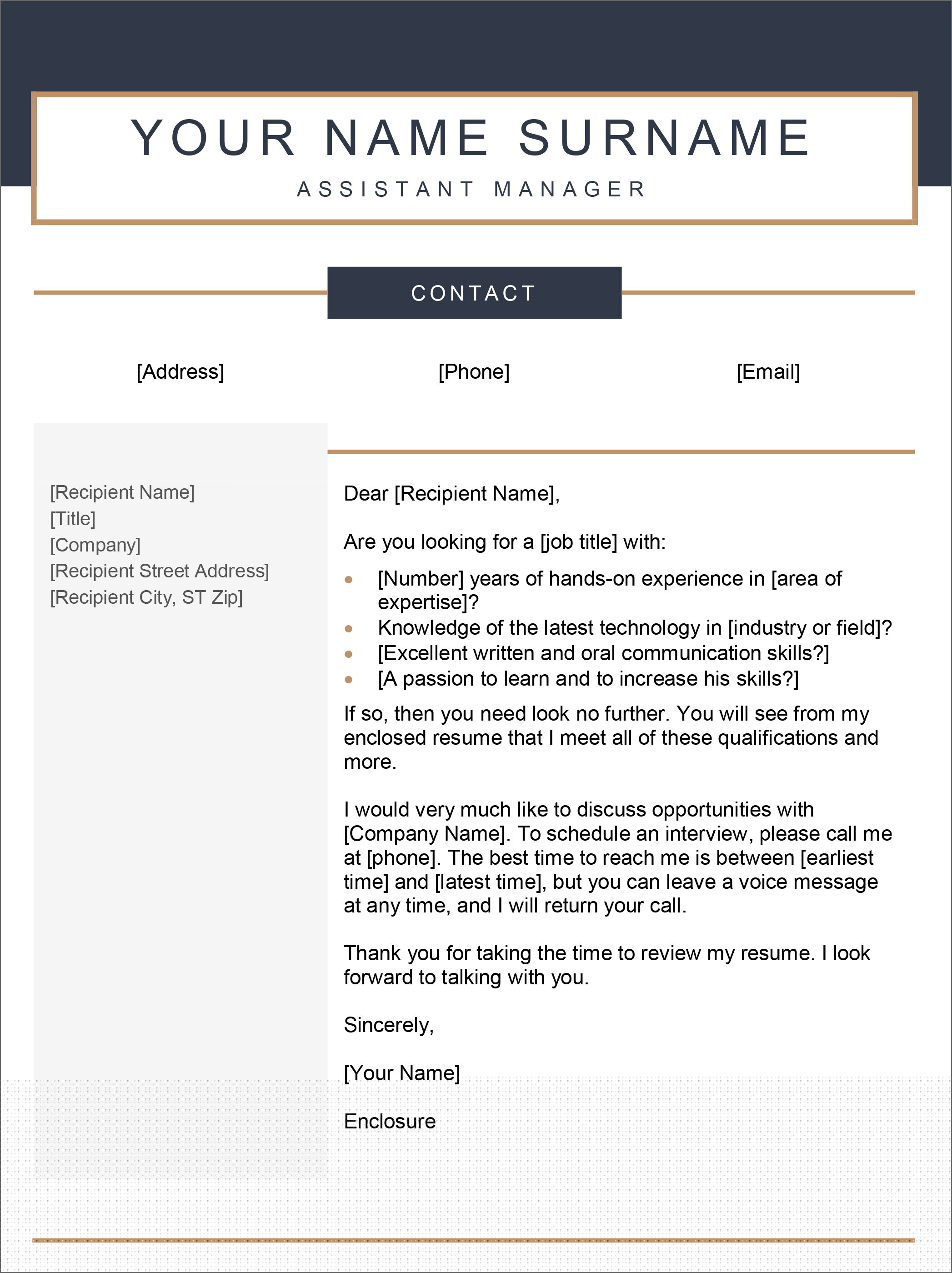 Enhance Your Job Search with Microsoft Templates Resume Cover Letter