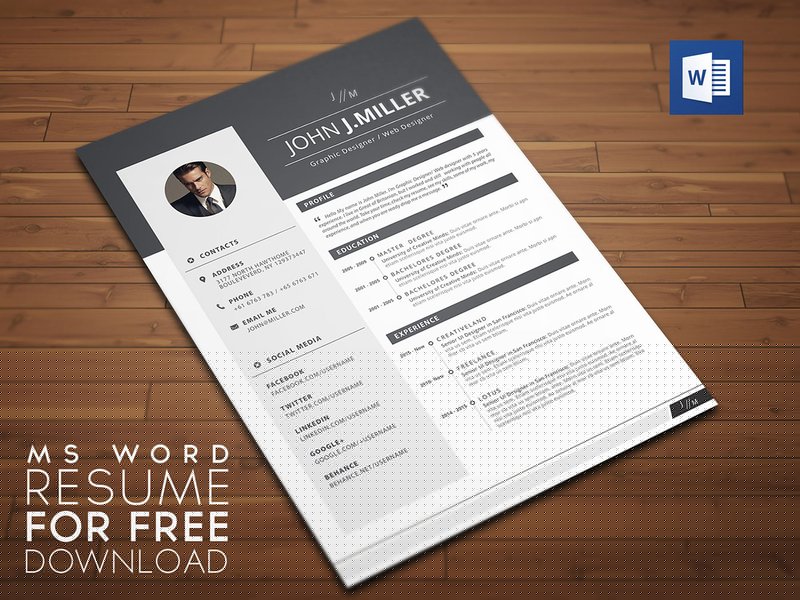 Enhance Your Job Search with Ms Word Resume Template Software