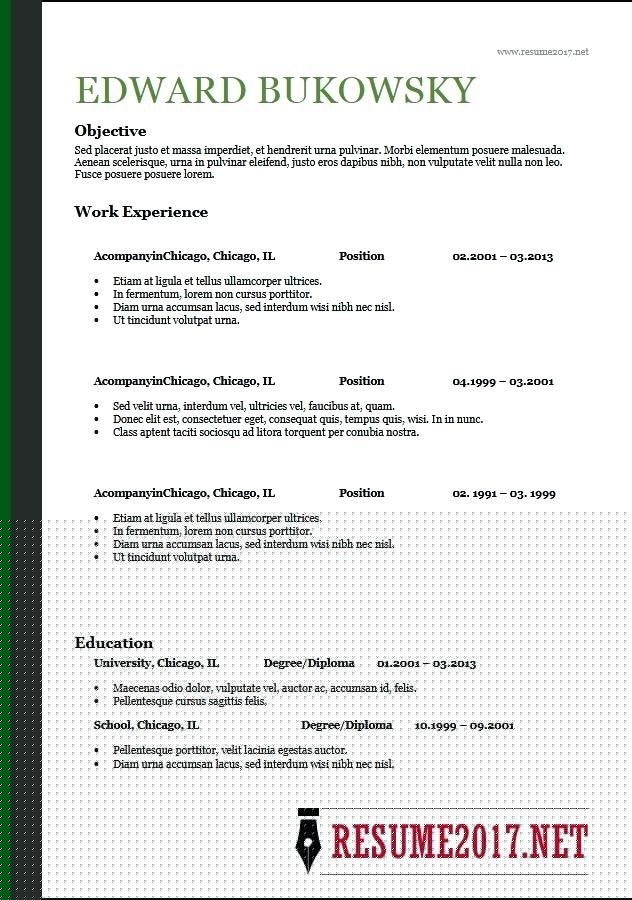 Exploring Non Chronological Resume Samples: A Guide to Highlighting Your Skills and Experience