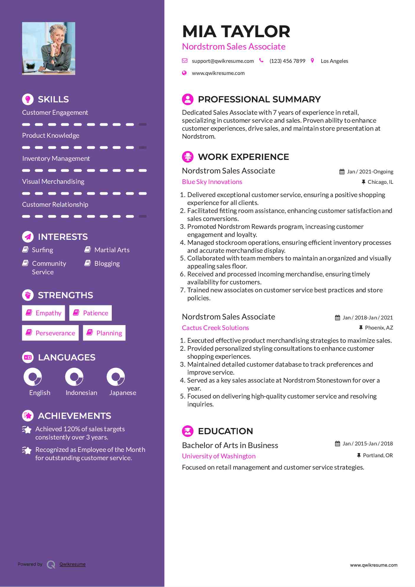 Essential Tips for Crafting an Impressive Nordstrom Retail Resume