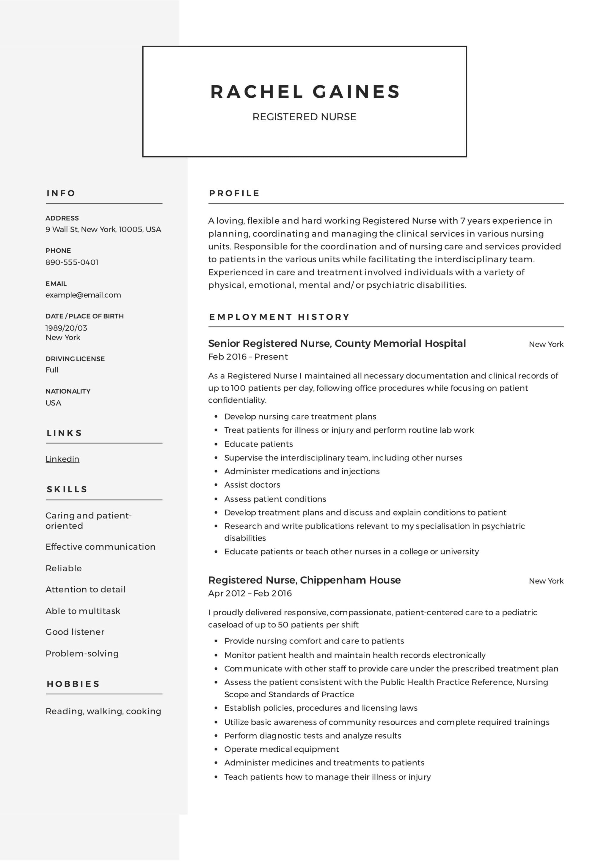 Essential Guide to Crafting the Perfect Nurse Resume Format 2017