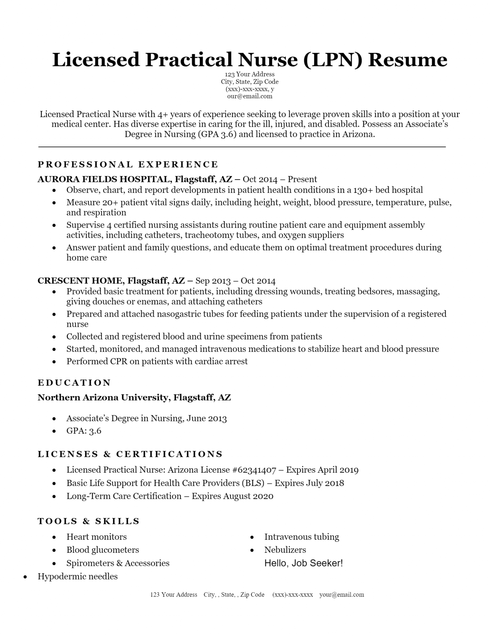 Essential Tips for Including Your Nurse Resume License Number: Stand Out to Employers