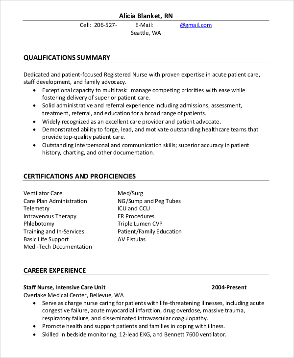 Crafting a Compelling Professional Summary For RN Resume: Tips and Examples