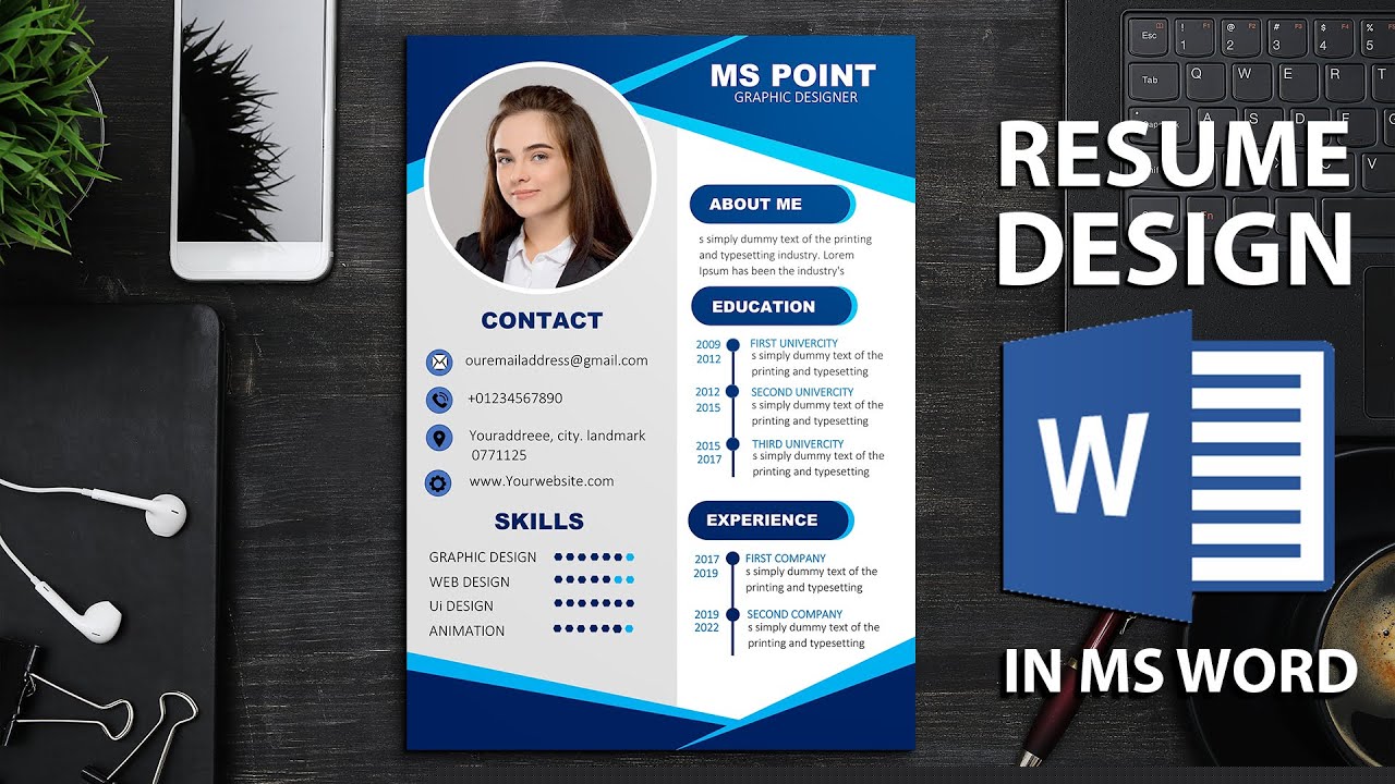 Mastering Resume Design Ms Word: Tips and Techniques for a Standout CV